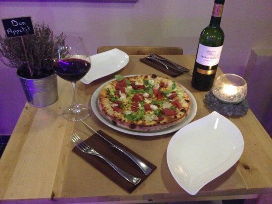 Le comptoir a pizzas